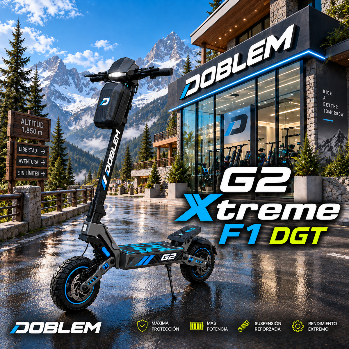PATINETE ELÉCTRICO XTREME F1 DGT