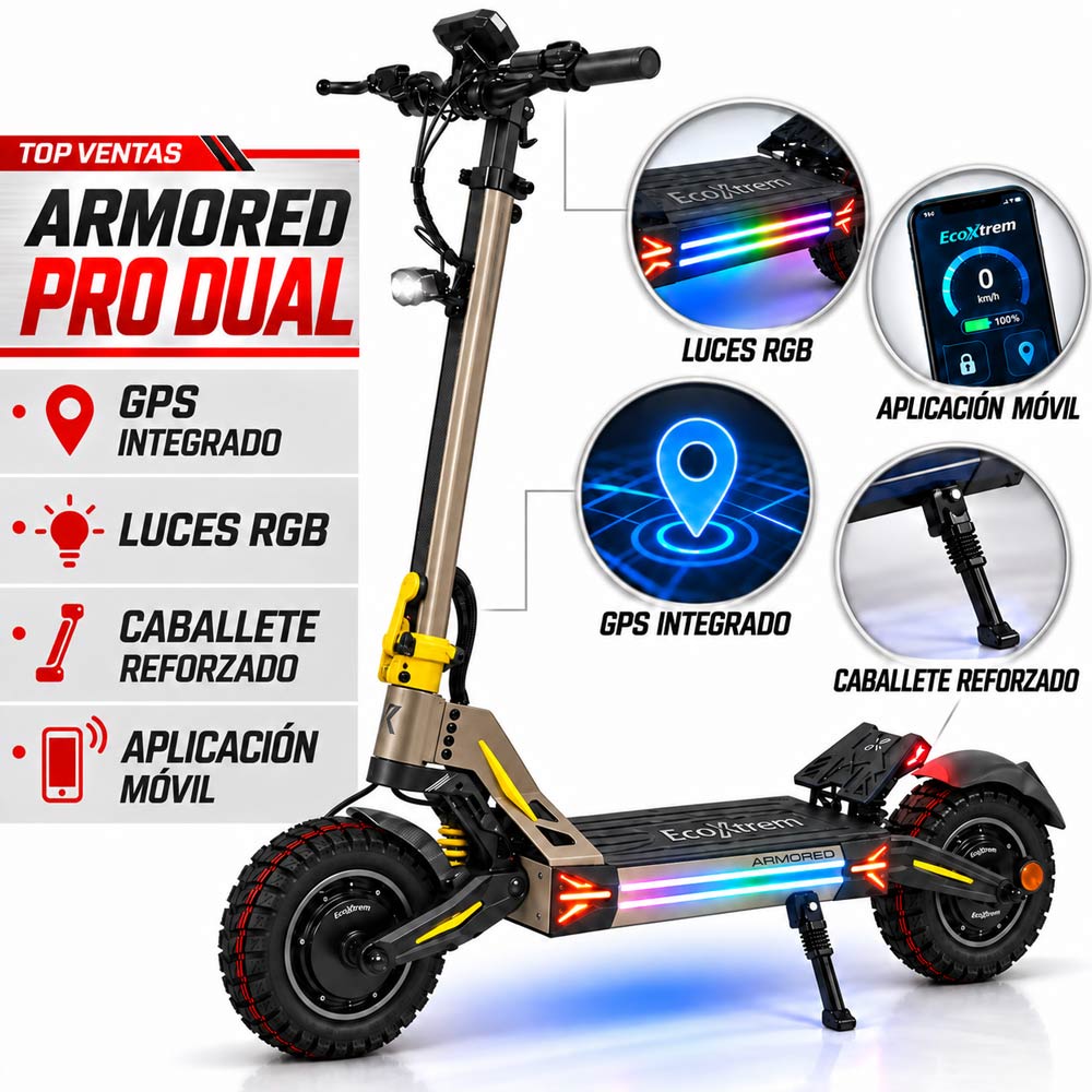 PATINETE ECOXTREM ARMORED PRO 60V 24AH DGT
