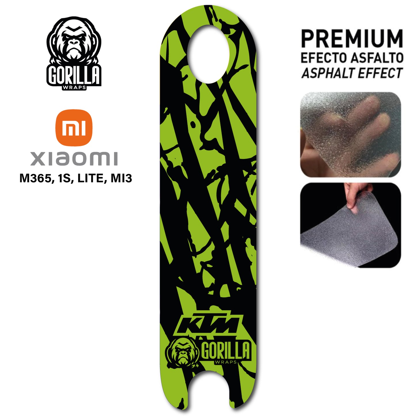 Base patinete xiaomi m365/pro , pro 2 KTM VERDE