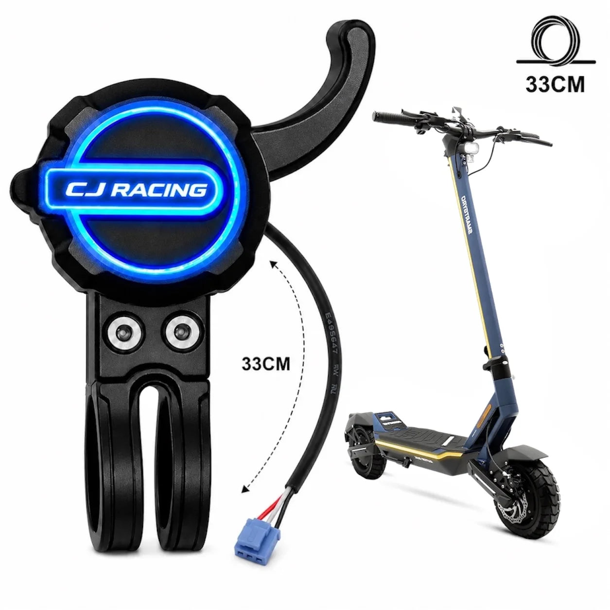 Acelerador de Gatillo Para Patinete Smargyro Raptor Evo / Raptor Dual Evo CJ RACING