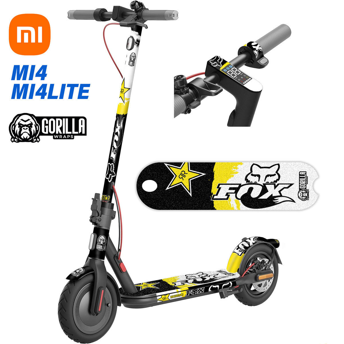 Vinilos patinete XIAOMI MI4 / MI4 LITE – Rockstar