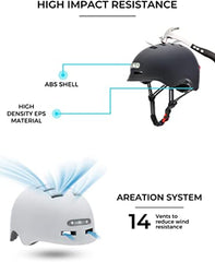 Casco con luz LED
