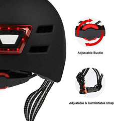 Casco con luz LED