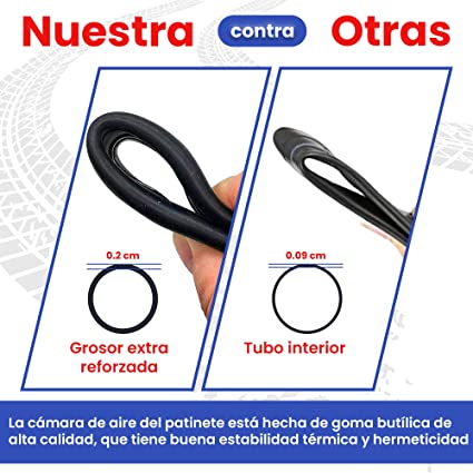 Cámara de aire REFORZADA 10X2