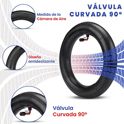 Cámara 8,5 x2 curva 90º Reforzada