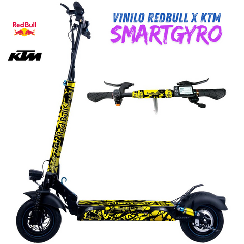 Vinilo Smartgyro Redbull X KTM Amarillo