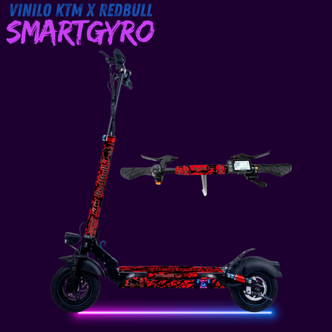 Vinilo Redbull X KTM Smartgyro Rojo