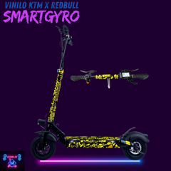 Vinilo Smartgyro Redbull X KTM Amarillo