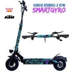 Vinilo Redbull X KTM Smartgyro Azul turquesa