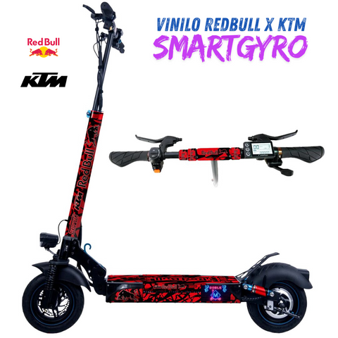 Vinilo Redbull X KTM Smartgyro Rojo