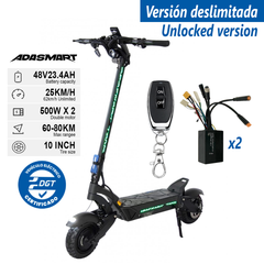 Patinete eléctrico Adasmart Tank DUAL 48V 23,4Ah EVE