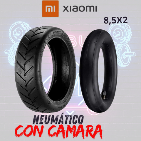 Neumático y Cámara 8.5×2 compatibles con Xiaomi