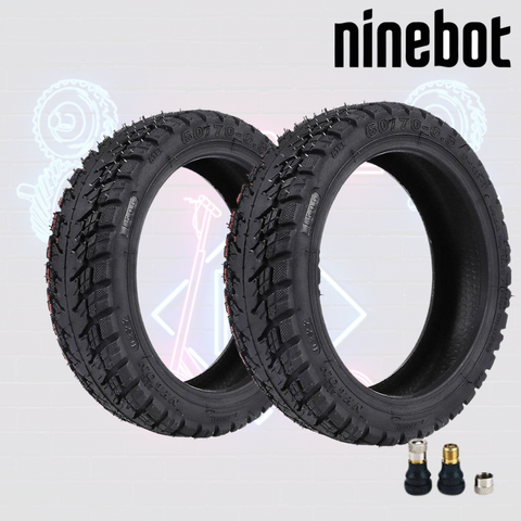 Kit Cubiertas tubeless Offroad 60/70-6,5 con válvulas tubeless Ninebot G30