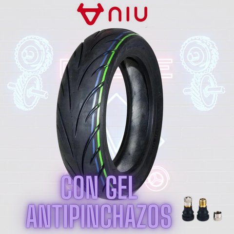 RUEDA PATINETE NIU 10x2,3-6,5 Gel antipinchazo Tubeless CST