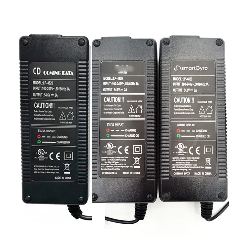 Cargador SMARTGYRO /ZWHEEL T4 RINO 48V  2A conector GX16 [Premium]