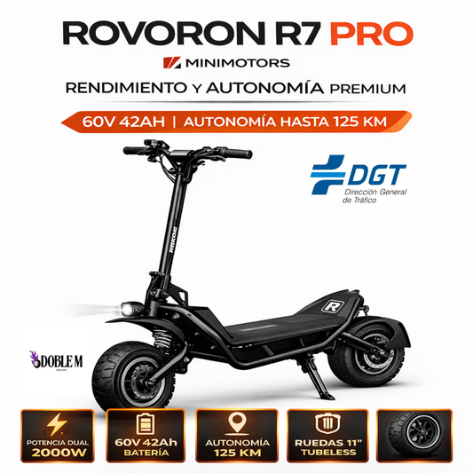 PATINETE ROVORON R7 PRO | 60V 42Ah ( DGT)