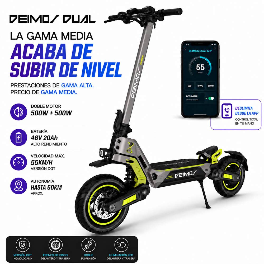 ECOXTREM DEIMOS DUAL MOTOR DGT 48V 20AH