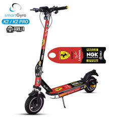 Vinilos para patinete Smartgyro k2 / k2 pro FERRARI