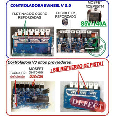 Controladora V3 REFORZADA 36v 350w para Xiaomi 1s,Essential,Pro/2