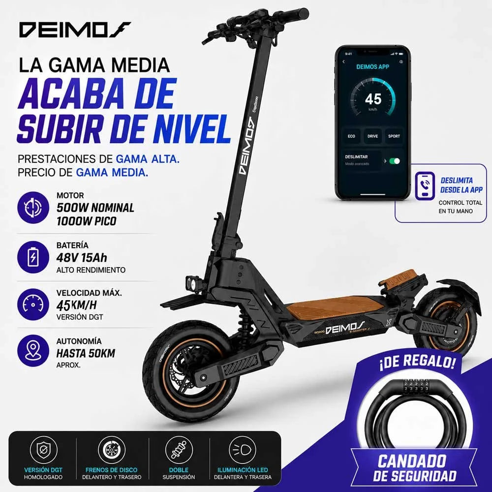 PATINETE ECOXTREM DEIMOS DGT 48V 15AH