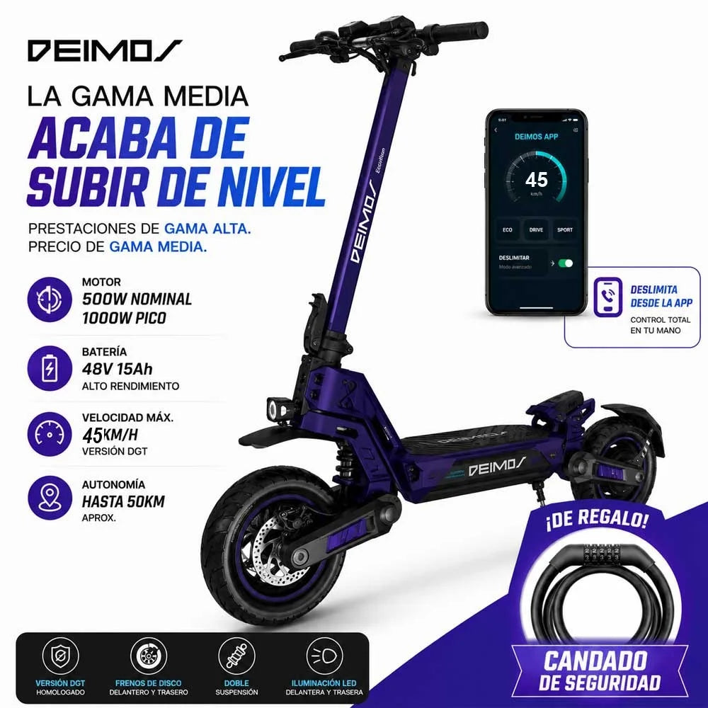PATINETE ECOXTREM DEIMOS DGT 48V 15AH