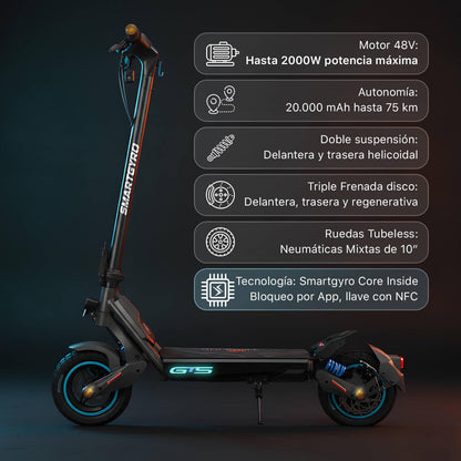 SMARTGYRO ROCKWAY GTS 48V 20AH