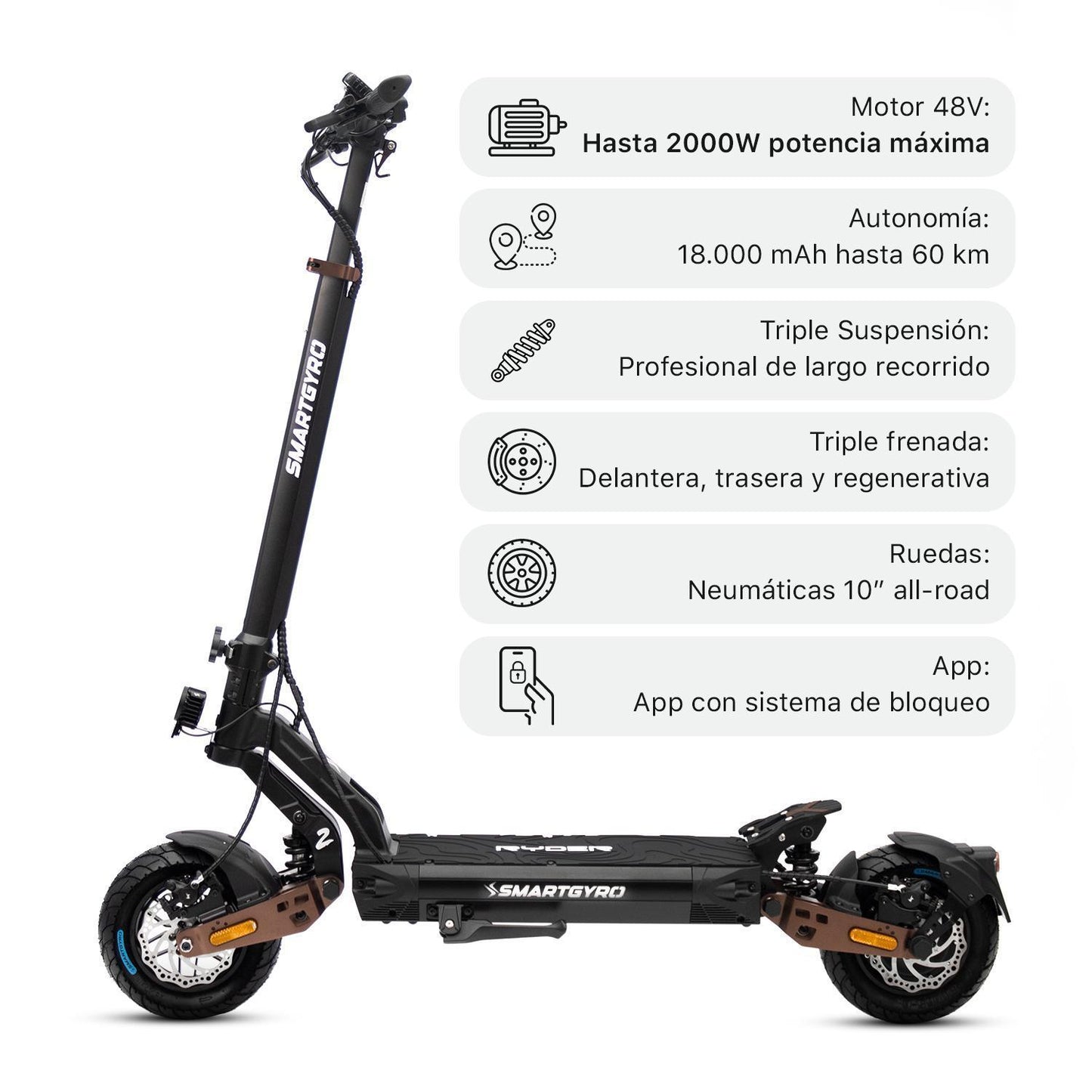 PATINETE SMARTGYRO RYDER 2