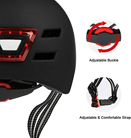 Casco con luz LED